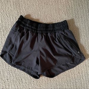 Black lululemon shorts size 4